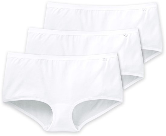 Sous-vêtements courts femme Schiesser 95/5 - pack de 3 - Blanc - Taille 44