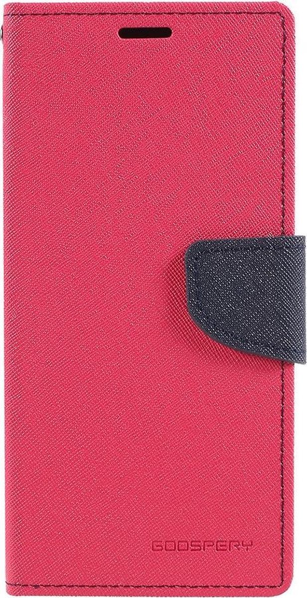 Mercury Goospery - Geschikt voor - Samsung Galaxy S9 Plus Hoesje - Wallet Case Grain Roze