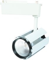 LED COB Railverlichting 18W 6000k Wit 3-wire - 304