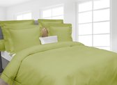 Dekbedovertrek Feline - Groen -  2-persoons (200 x 220 cm) - Percale - Groen - Heckett Lane