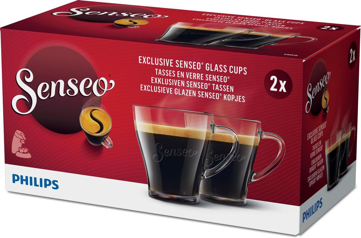 Philips Senseo CA6510/00 – Glazen koffiekopjes - 2 stuks | bol.com