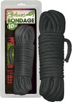 Zwart bondage touw
