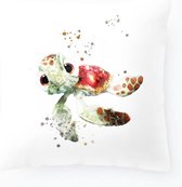 Moodadventures | Kussenhoes Schildpadje | Kussenhoes Kinderkamer 45 x 45 cm.