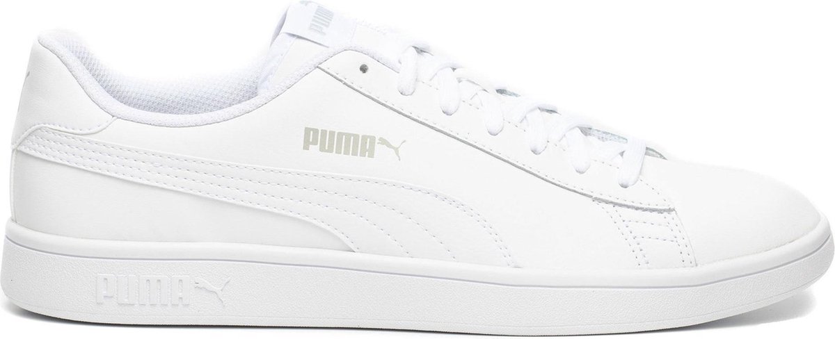 PUMA Smash v2 L Unisex Sneakers - Puma White-Puma White - Maat 40