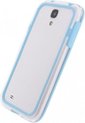 Xccess Hard Bumper Case Samsung Galaxy I9505 S4 Light Blue/Trans.