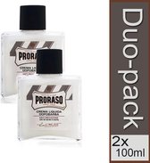 Duo- Pack- 2x Proraso White aftershavebalsem 100 ml
