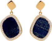 Orphelia  ZO-7468 - Oorhangers - Zilver 925 - Lapislazuli - 3 cm