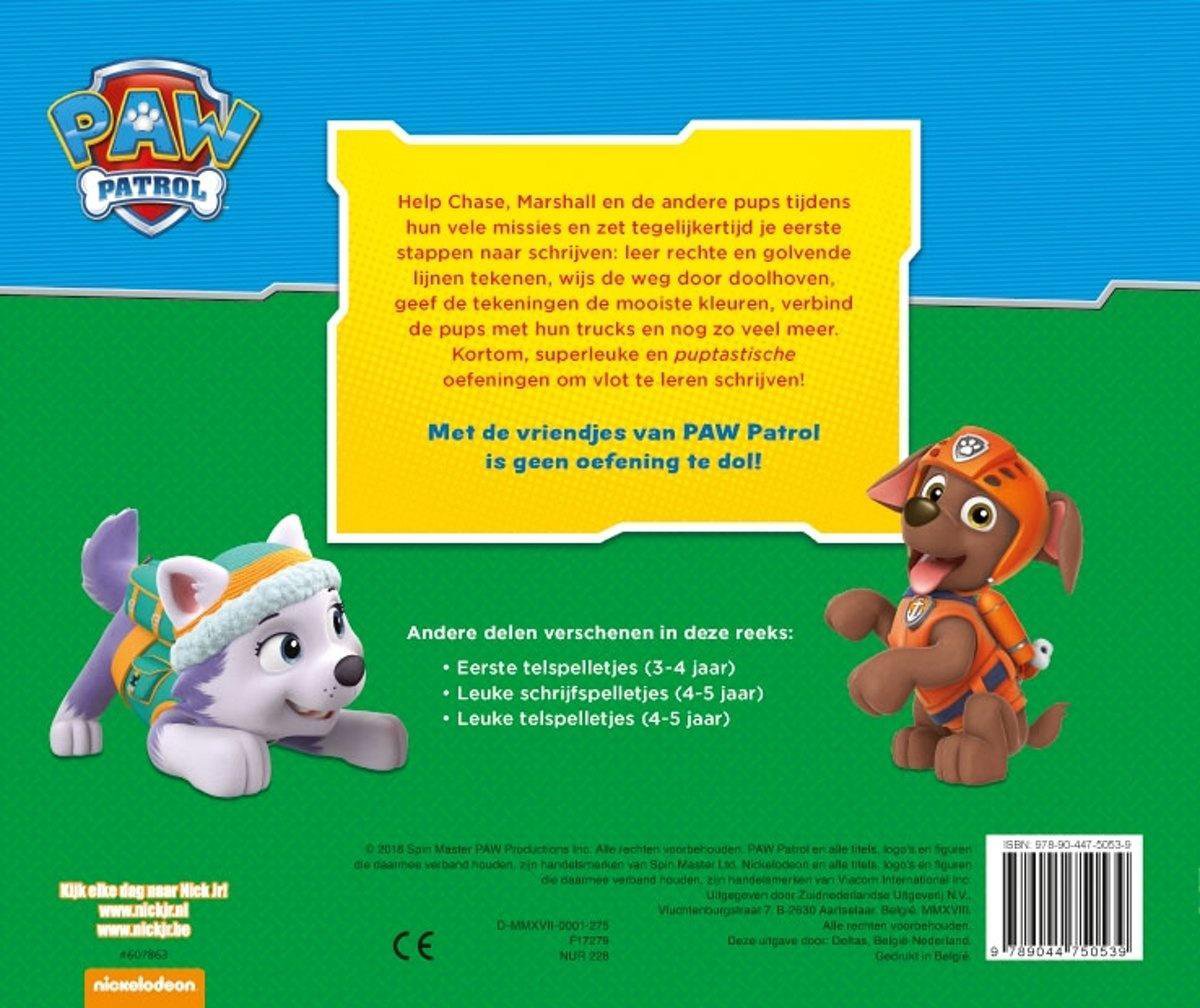 PAW Patrol - Kleurboek - Eerste Schrijfspelletjes - 3-4 jaar — afbeelding 8