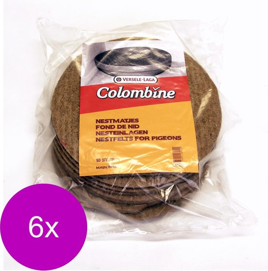 Colombine Nestmatjes - Duivenbroedartikelen - 6 x 10 stuks