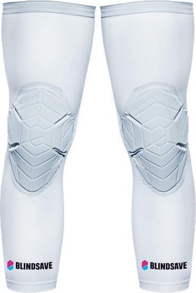 Blindsave Kneepads White - L | Kniebeschermers | Basketbal | Handbal