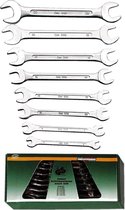 Brüder Mannesmann M 110-08DIN Dubbele steeksleutelset 8-delig Sleutelbreedte (metrisch) 6 - 22 mm