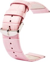 My-icover.nl Leren bandje - Apple Watch Series 1/2/3 (42mm) - roze
