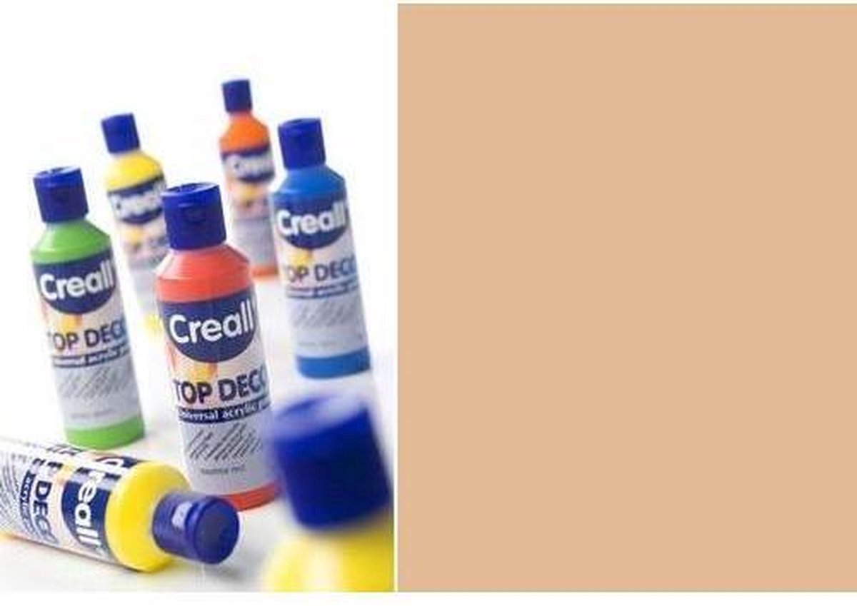Creall Top-deco - acrylverf huidskleur 1 Fles 80 Mililiter 91585 | bol.com