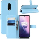 OnePlus 7 Hoesje - Book Case - Lichtblauw