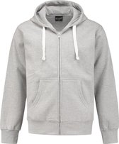 Workman Hooded Sweatvest Outfitters - 8642 grijs melange - Maat XS