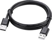 USB 2.0 A Male to A Male Cable 2M zwart