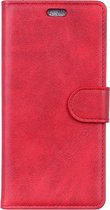 Luxe Book Case - Sony Xperia L3 Hoesje - Rood