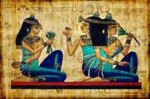 DP® Diamond Painting pakket volwassenen - Afbeelding: Egyptische tekening - 60 x 90 cm volledige bedekking, vierkante steentjes - 100% Nederlandse productie! - Cat.: Stad & Land