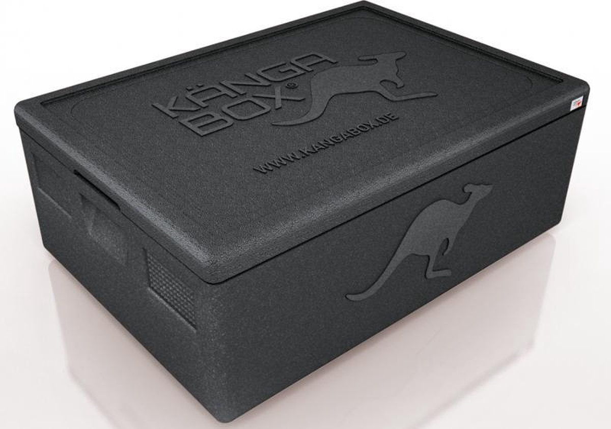 Kängabox Expert 60x40 Thermobox - Koelbox - 53 Liter - 685 x 485 x 260 mm - Zwart