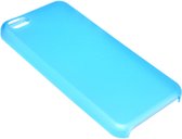 Blauw kunststof hoesje Geschikt voor iPhone 5C
