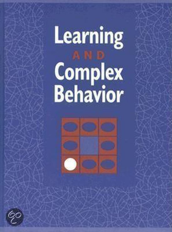 9780205139965 - Learning and Complex Behavior