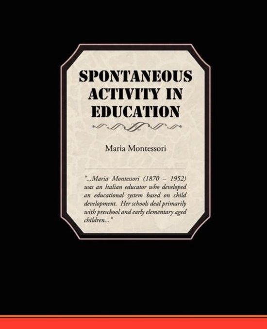 Spontaneous Activity In Education - cover
