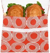 Lunchskins Sandwich Bag Large - Sunset Circles