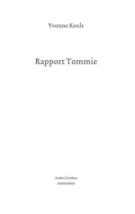 Rapport Tommie