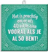 Paperdreams Slogan Tegel - 50 Jaar