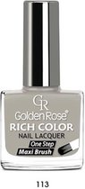 Golden Rose Rich Color Nail Lacquer(Winter Collection) NO: 113 Nagellak One-Step Brush Hoogglans