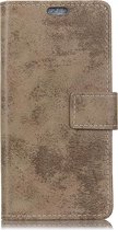 Shop4 - Samsung Galaxy A9 (2018) Hoesje - Wallet Case Vintage Khaki