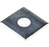 GB Volgplaat elektrolytisch verzinkt m20 60 x 60 x 5mm 84435 (Prijs per 50 stuks)