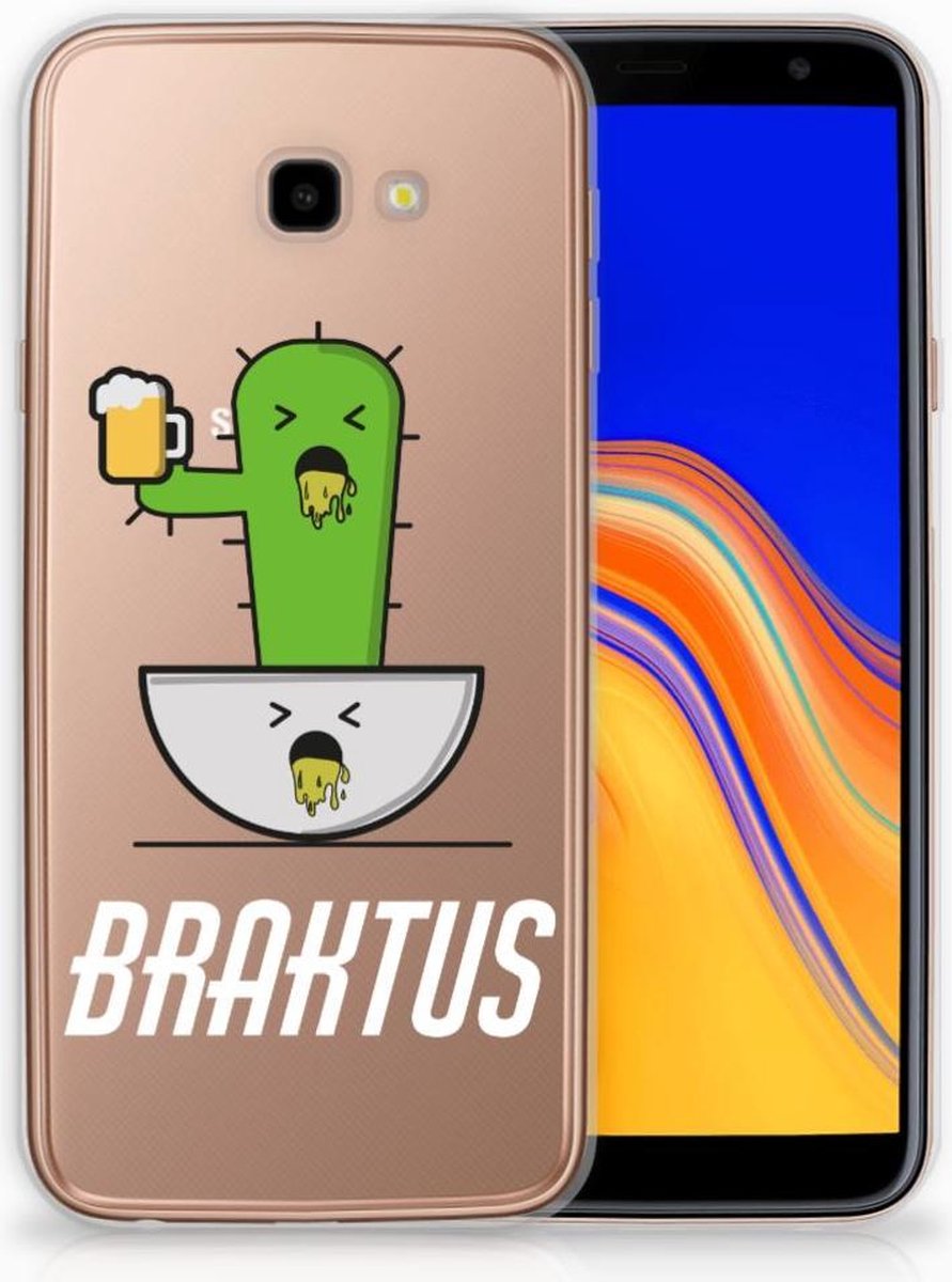 Back Cover voor Samsung Galaxy J4 Plus (2018) Telefoonhoesje met Naam Braktus