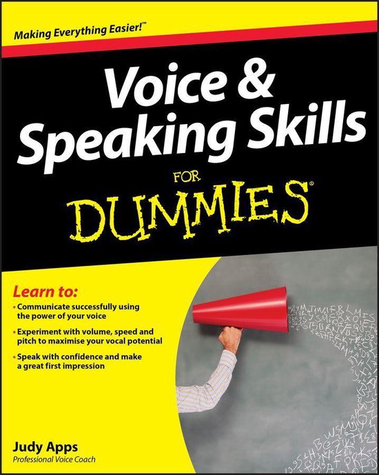 Voice and Speaking Skills For Dummies - cover