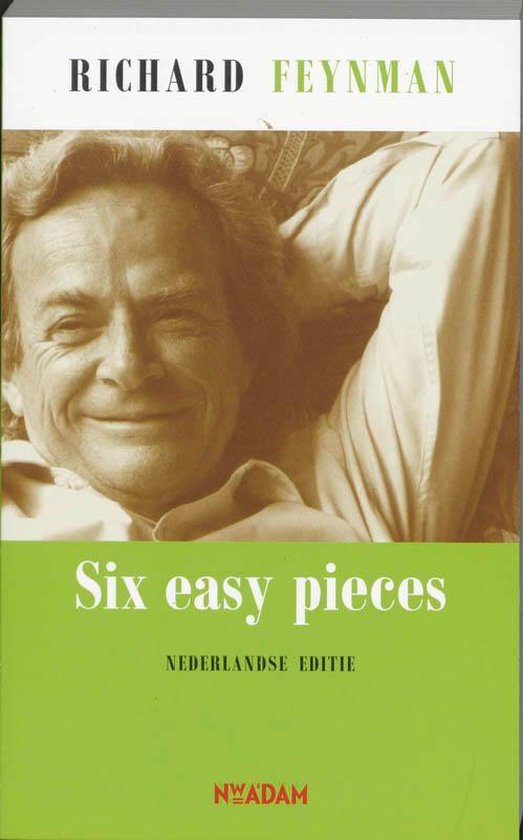 Omslag van Six Easy Pieces door Richard Feynman