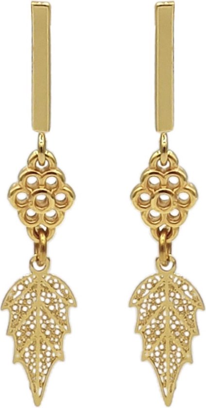 Boucles d'oreilles TABOO FLEUR GOLD