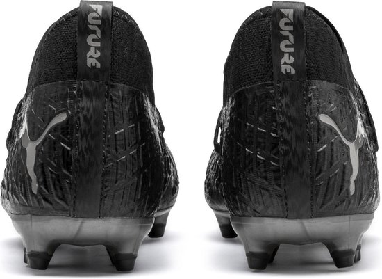 PUMA FUTURE 4.3 NETFIT FG/AG Voetbalschoenen Heren - Puma Black-Puma Black-Puma Aged Silver - Maat 42 PUMA FUTURE 4.3 NETFIT FG/AG Voetbalschoenen Heren - Puma Black-Puma Black-Puma Aged Silver - Maat 42