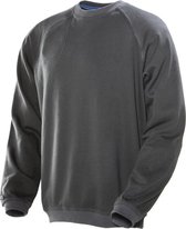 Jobman 5122 Roundneck Sweatshirt 65512293 - Donkergrijs - XS