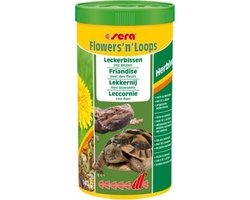 Sera Flowers'n loops 1000ml voer voor herbivoren landschilpadden