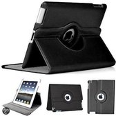 iPad 2/3/4  Hoes Cover Multi-stand Case 360 graden draaibare Beschermhoes Zwart