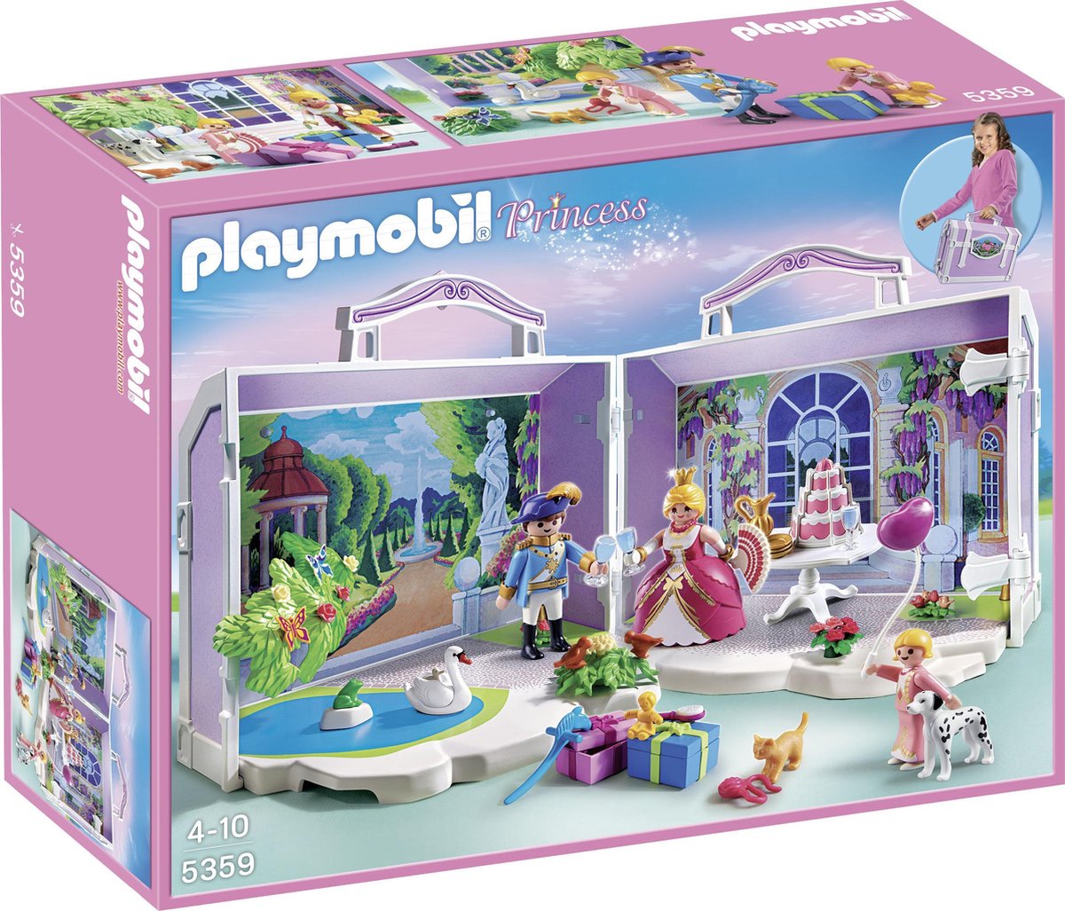 PLAYMOBIL Meeneemkoffer Prinsessenverjaardag - 5359