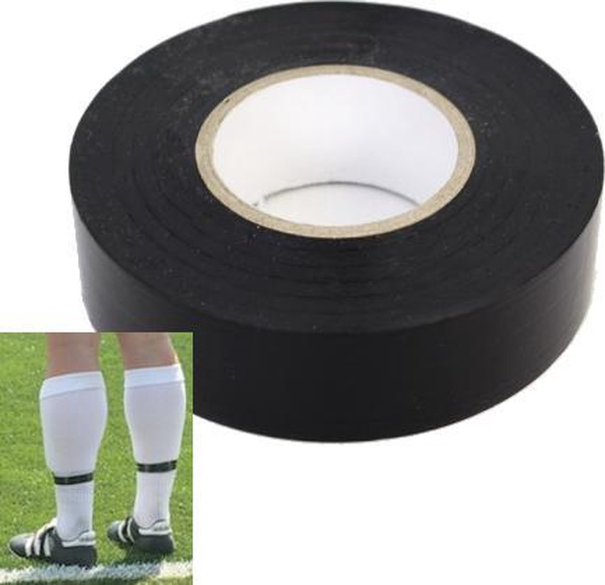 Sokkentape zwart - Kousentape smal 19mm x 20meter