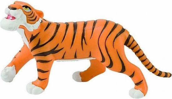 Disney Speelfiguurtje Khan - Bengaalse tijger - Bullyland- Jungleboek - 7 cm