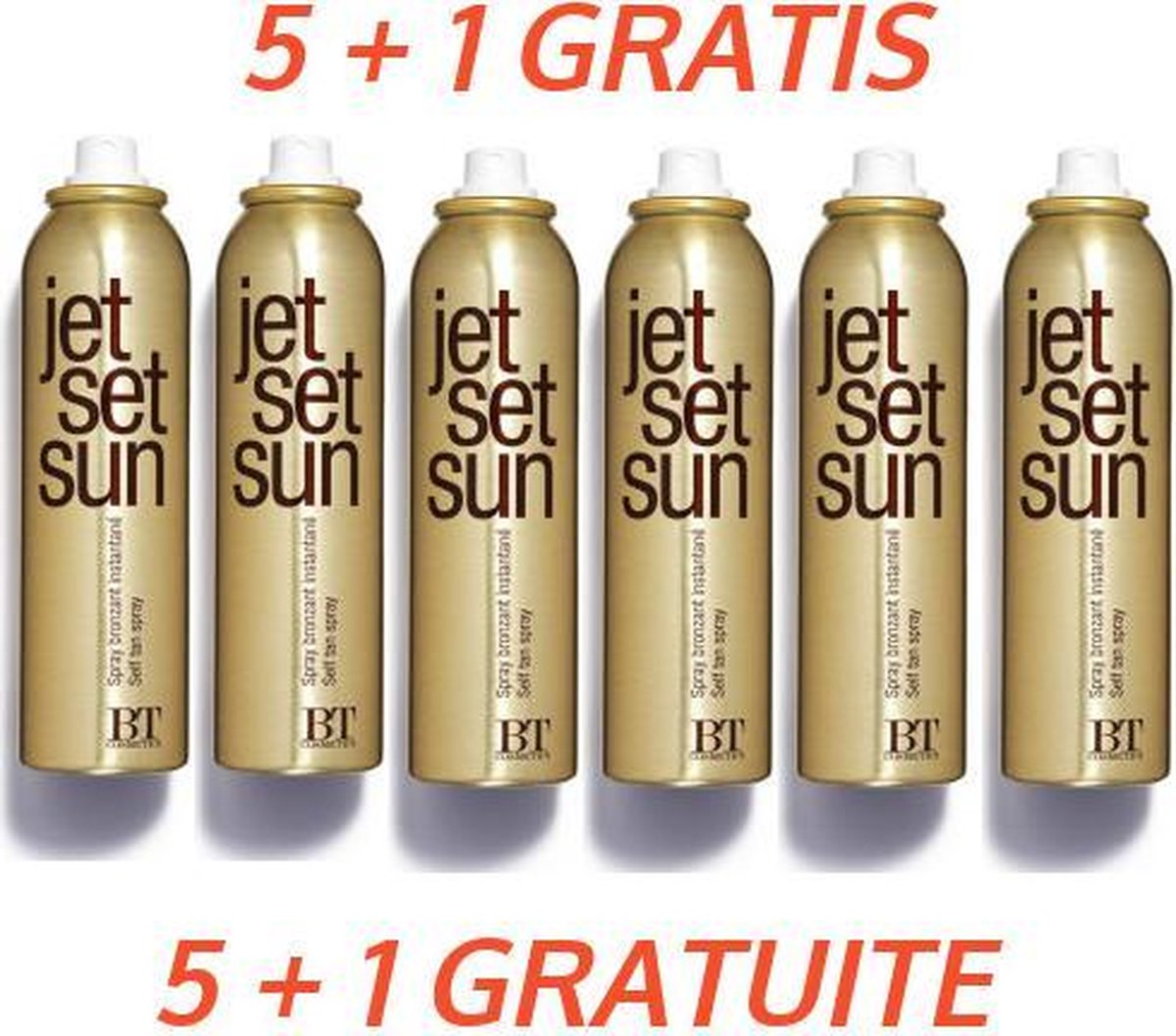Jet Set Sun 5 + 1 Gratis Instant Bronzer Self Tanning Mist - Zelfbruiner