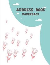 Address book paperback