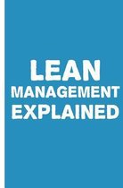 Lean Management Explained