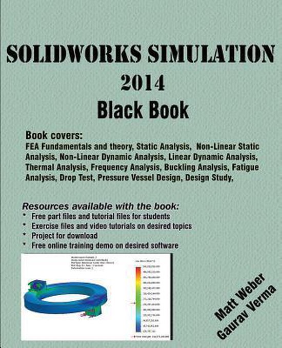 SolidWorks Simulation 2014 Black Book 9781497401532 Matt Weber