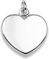 TRESOR hart hanger- Zilver