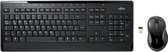 Perth wet kleurstof Fujitsu LX901 RF Draadloos AZERTY Zwart toetsenbord | bol.com