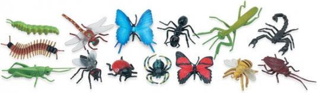 Plastic insecten 18 stuks - Safari LTD